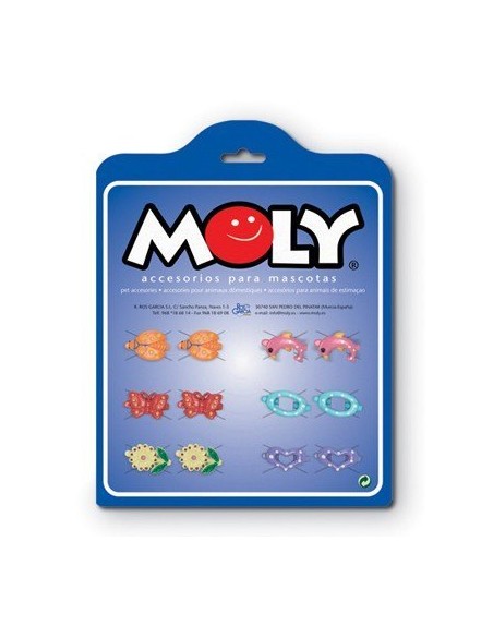 EXPOSITOR X 12 CLIPS PARA EL PELO