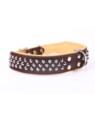 COLLAR PIEL LUXURY CLAVO 75 CM - 
