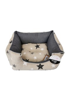 CUNA RECT. ESTRELLITAS/GRIS T-1 50*42*21