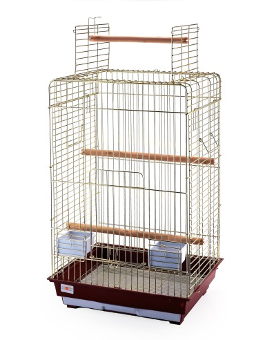 JAULA MALAWI DORADA C/APER 52 X 41 X 78