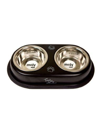 COMEDERO DOBLE DRAW 13,5CM 2X0,60L NEW