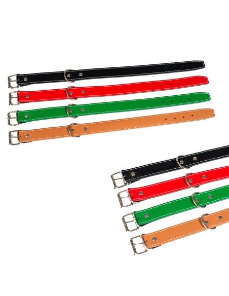 COLLAR CUERO DOBLE 75 X 4 cm