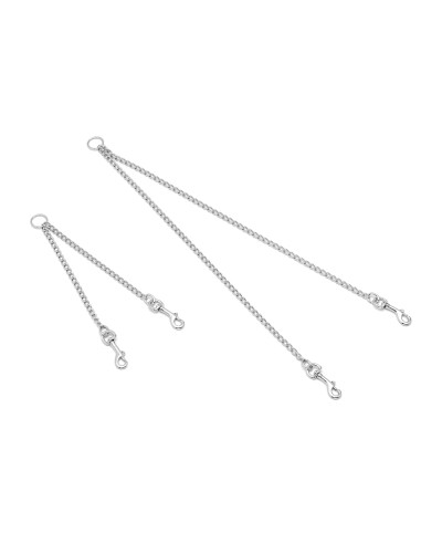 ACOPLE 2 PERROS CROMADO 25cm X 2mm