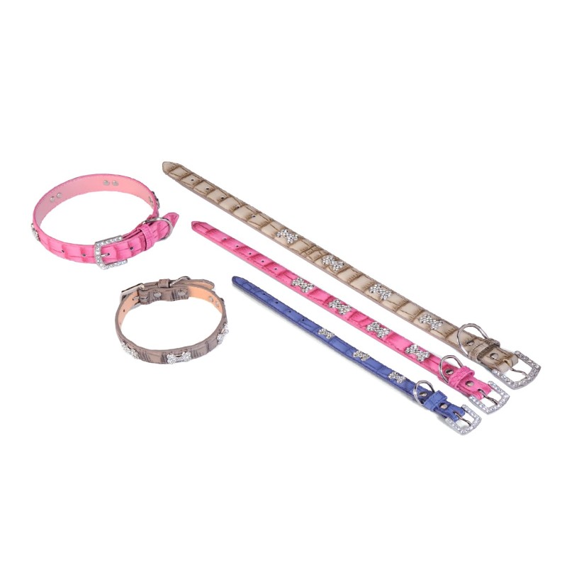 COLLAR CUERO C/HUESO 1.90X40CM