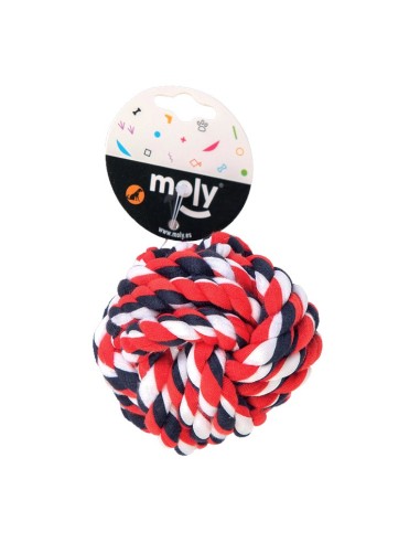 PELOTA MORDEDOR ALGODON 10cm