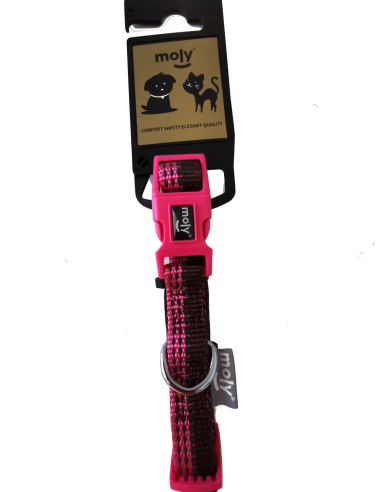 COLLAR MOLY NEOPRENO CON NYLON REFLECTIVO XS