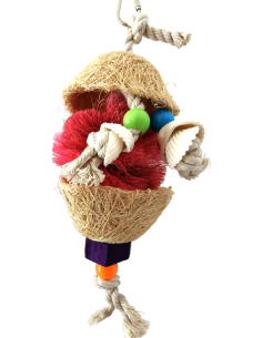 JUGUETE INTERACTIVO FIBRAS NATURALES -CONCHAS 15X9 CM