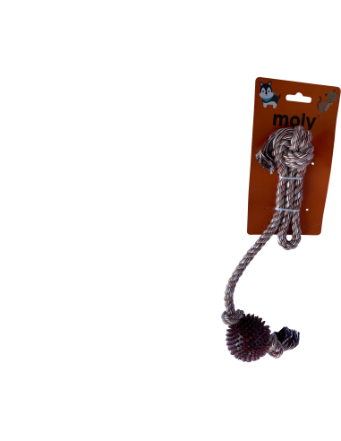 LANZADERA CUERDA TPR ECO ALGOD SISAL PEL DENT 52CM