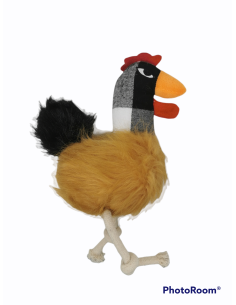 PELUCHE PARA PERRO GALLO 34 CM