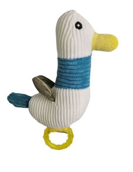 PECUCHE PARA PERRO C/MORDEDRO SILICONA DUCK 22 CM