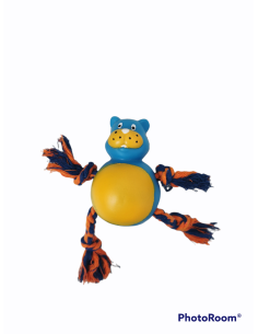 JUGUETE MORDEDOR PERRO HIPOPOTAMO 21 CM