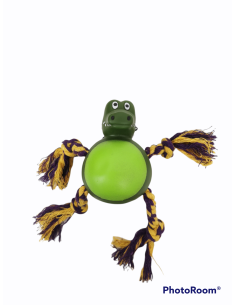 JUGUETE MORDEDOR PERRO COCODRILO 21 CM