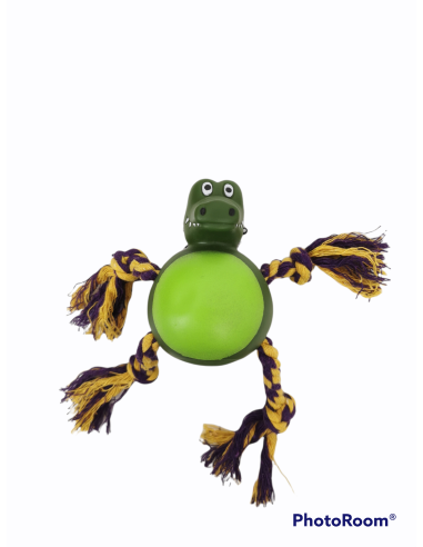 JUGUETE MORDEDOR PERRO COCODRILO 21 CM