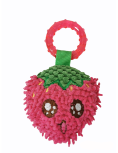 JUGUETE MORDEDOR PELUCHE FRESA 18 CM