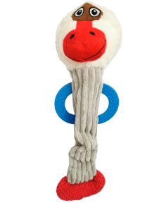 PELUCHE PERRO C/MORDEDOR MONO 45 CM