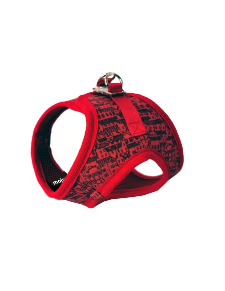 CHALECO 3D CASITAS ROJAS T-XXS