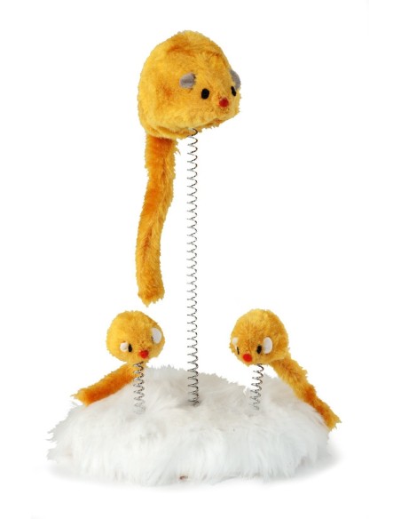 JUGUETE RATON C/MUELLE Y FAMILIA - 