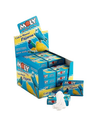 MOLY EXPOSITOR 30 UNID.CALCIO PAJAROS - 