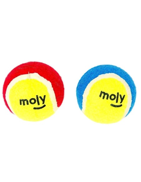 PELOTA TENIS 6,5cm C/HUELLAS PACK.2 - 