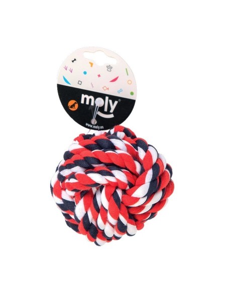 PELOTA MORDEDOR ALGODÓN 10 CM - 