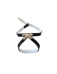 PETRAL CUERO FORRADO  25 CM 2