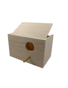 NIDO AGAPORNIS HORIZONTAL MADERA 22,5x14x14 2