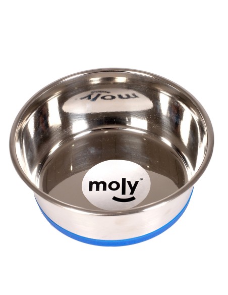 COMEDERO ACERO ANTI-DES B/SILICONA 14 CM 0,50 L - 