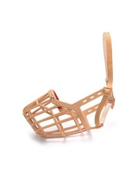 BOZAL CESTA CUERO Y PLASTIC NUM 2 - 