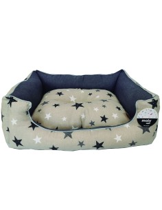 CUNA RECT. ESTRELLITAS/GRIS T-3 75*63*24 2