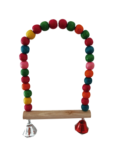 COLUMPIO INTERACTIVO C/SONIDO ARCO MADERA COLORES 17CM 2