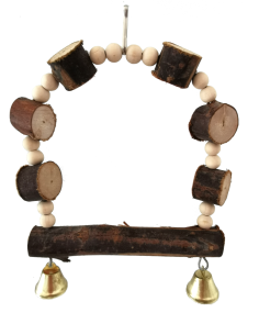 COLUMPIO INTERACTIVO C/SONIDO ARCO MADERA NATURAL 16 CM 2