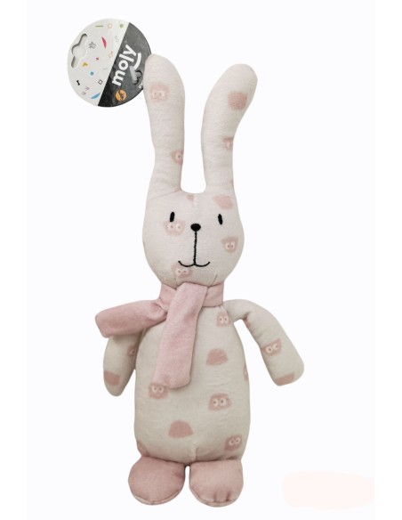 PELUCHE PARA PERRO CONEJO TRENDY 25 CM - 