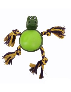 JUGUETE MORDEDOR PERRO COCODRILO 21 CM 2