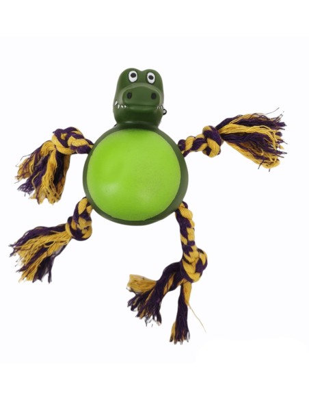 JUGUETE MORDEDOR PERRO COCODRILO 21 CM - 