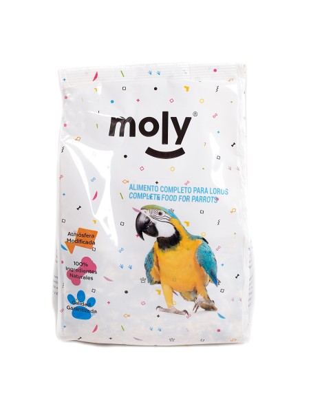 MIXTURA LOROS Y COTORRAS MOLY 600 GR - 