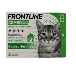 FRONTLINE COMBO SPOT ON ANTIPARASITARIO PARA GATOS 6 PIPETAS - 