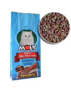 PIENSO PARA GATOS MOLY PESCADO 1.5 KG - 