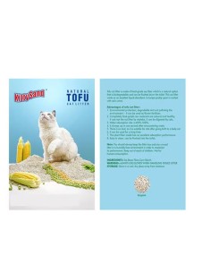 ARENA PARA GATOS DE TOFU 2.5 KG 6 LITROS -  2