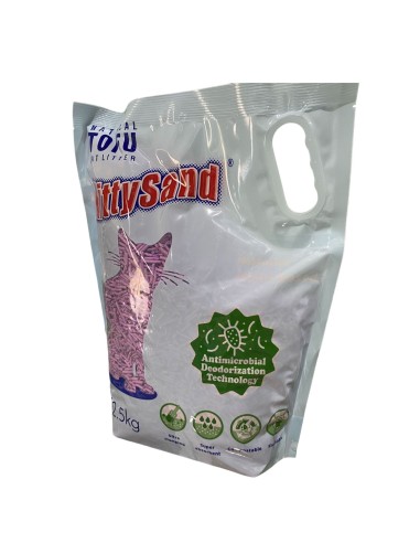ARENA PARA GATOS TOFU LAVANDA 2.5 KG 7 LITROS - 