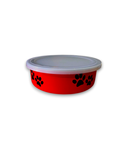 Comedero de Acero Moly con Tapa Hermética | Resistente y Seguro - 