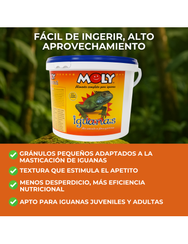 MOLY IGUANAS  3kg PROFESIONAL 8,8 L - 