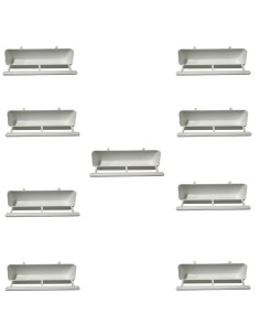 COMEDERO GANCHO PLÁSTICO 18X4X3 H 10 UNIDADES -  2