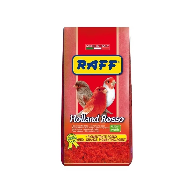 RAFF HOLLAND ROSSO PASTA DE CRÍA PARA PAJAROS CON FACTOR ROJO - 
