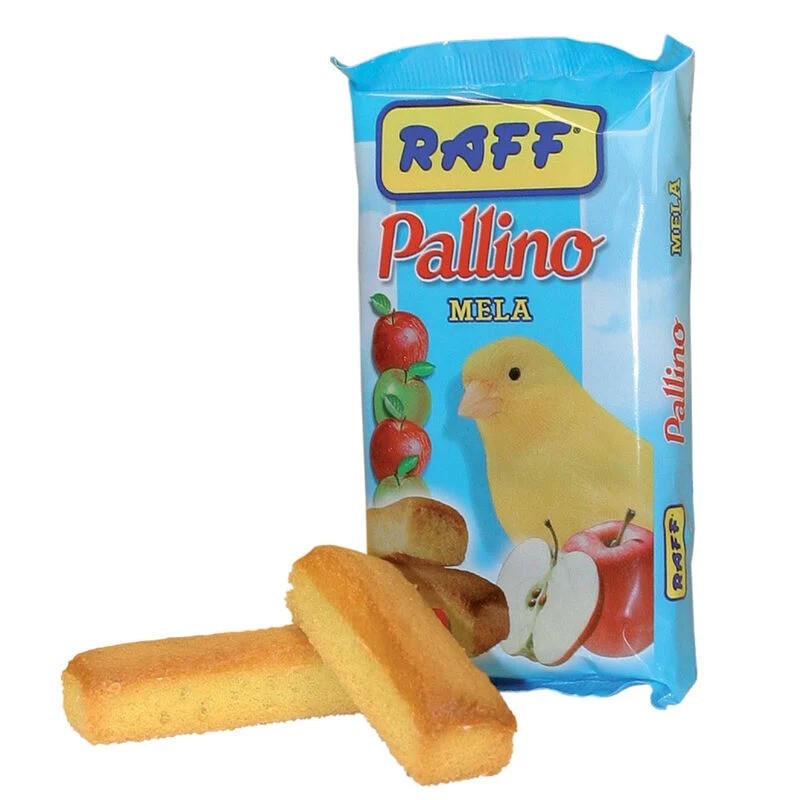 RAFF PALLINO MELA-5 BIZCOCHOS PARA PÁJAROS CON HUEVO - 