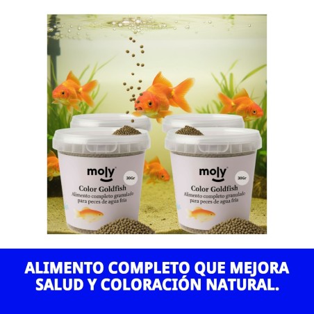 MOLY GOLDFISH COLOR GRANULADO 30 GRMS /120ML - 